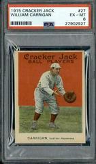 William Carrigan #27 Baseball Cards 1915 Cracker Jack Prices