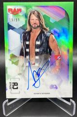 AJ Styles [Green] Wrestling Cards 2020 Topps WWE Chrome Autographs Prices