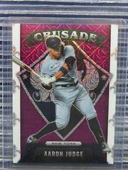 Aaron Judge [Purple Mojo] #23 Baseball Cards 2022 Panini Chronicles Crusade Prices