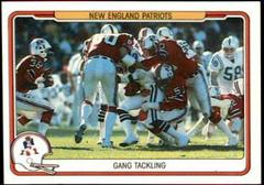 New England Patriots [Gang Tackling] Football Cards 1982 Fleer Team Action Prices