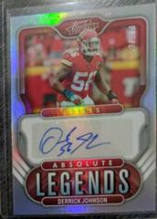 Derrick Johnson Football Cards 2022 Panini Absolute Legends Signatures Prices