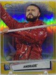 Andrade [Gold Refractor] Wrestling Cards 2021 Topps Chrome WWE Prices