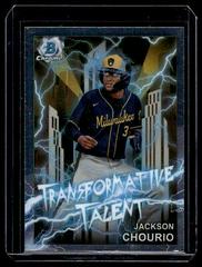 Jackson Chourio #TT-13 Baseball Cards 2023 Bowman Draft Transformative Talent Prices