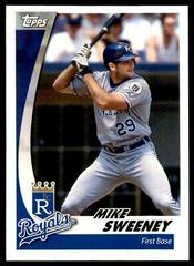 Mike Sweeney #29 Baseball Cards 2002 Topps Post Cereal Prices