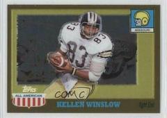 Kellen Winslow [Gold Chrome] #2 Football Cards 2005 Topps All American Prices