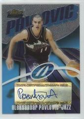 Aleksandar Pavlovic Autograph Basketball Cards 2003 Finest Prices