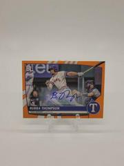 Bubba Thompson [Electric Orange Autograph] #6 Baseball Cards 2023 Topps Big League Prices