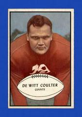 Tex Coulter Football Cards 1953 Bowman Prices