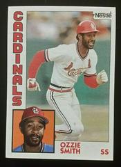 Ozzie Smith #130 Baseball Cards 1984 Topps Nestle Prices