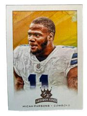 Micah Parsons #GK-35 Football Cards 2021 Panini Chronicles Gridiron Kings Prices