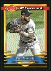 Yoan Moncada [Black Refractor] #7 Baseball Cards 2021 Topps Finest Flashbacks Prices