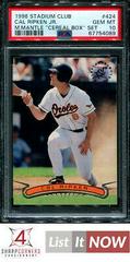Cal Ripken Jr. [Mickey Mantle Cereal Box Set] #424 Baseball Cards 1996 Stadium Club Prices