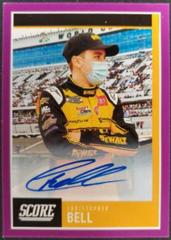 Christopher Bell [Autograph Purple] #15 Racing Cards 2021 Panini Chronicles NASCAR Score Prices