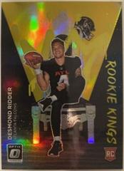 Desmond Ridder [Gold] #RK-3 Football Cards 2022 Panini Donruss Optic Rookie Kings Prices