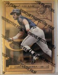 Carlos Baerga [Gold Promo] Baseball Cards 1996 Leaf Steel Prices