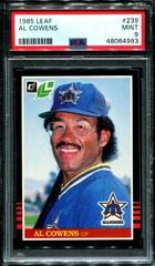 Al Cowens #239 Baseball Cards 1985 Leaf Prices