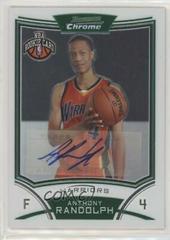 Anthony Randolph Refractor Autograph #163 Basketball Cards 2008 Bowman Chrome Prices