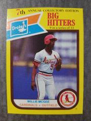 Willie McGee [Hand Cut] Baseball Cards 1987 Drake's Prices
