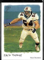Zach Thomas #26 Football Cards 2002 Topps Gallery Prices