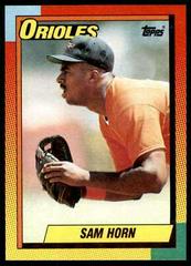 Sam Horn #42T Baseball Cards 1990 Topps Traded Prices