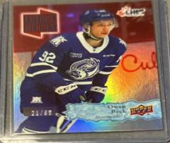 Owen Beck [Red] Hockey Cards 2022 Upper Deck CHL Future Heroes Prices