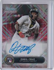 Oneil Cruz [Red] Baseball Cards 2022 Bowman Sterling Rookie Autographs Prices