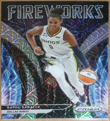Satou Sabally [Mojo] #8 Basketball Cards 2022 Panini Prizm WNBA Fireworks Prices