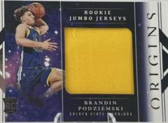 Brandin Podziemski #23 Basketball Cards 2023 Panini Origins Rookie Jumbo Jersey Prices