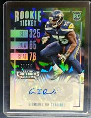 Germain Ifedi [Autograph Cracked Ice Ticket] Football Cards 2016 Panini Contenders Prices