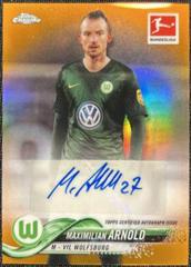 Maximilian Arnold [Autograph Orange Refractor] #29 Soccer Cards 2019 Topps Chrome Bundesliga Prices
