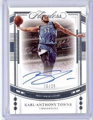 Karl-Anthony Towns #36 Basketball Cards 2022 Panini Flawless Draft Gem Signature Prices