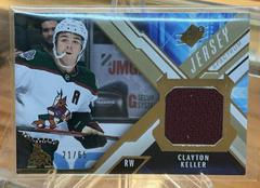 Clayton Keller [Gold Spectrum] #J-CK Hockey Cards 2021 SPx Jersey Prices