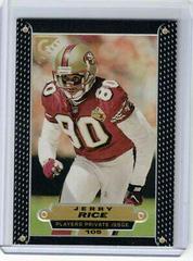 Jerry Rice [Player's Private Issue] #105 Football Cards 1997 Topps Gallery Prices