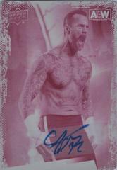 CM Punk [Autograph] #15 Wrestling Cards 2022 Upper Deck AEW Prices