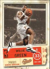 Willie Green #42 Basketball Cards 2004 Fleer Authentix Prices