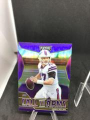 Josh Allen [Purple] #CA-JAL Football Cards 2021 Panini Playoff Call to Arms Prices
