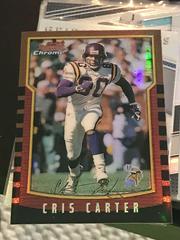 Cris Carter [Refractor] #113 Football Cards 2000 Bowman Chrome Prices