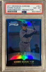 Ichiro Suzuki [Refractor] Baseball Cards 2011 Bowman Chrome Throwbacks Prices