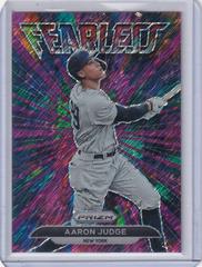 Aaron Judge [Purple Shimmer Prizm] #FL-6 Baseball Cards 2022 Panini Prizm Fearless Prices