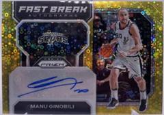 Manu Ginobili [Gold] #FB-MGS Basketball Cards 2022 Panini Prizm Fast Break Autographs Prices