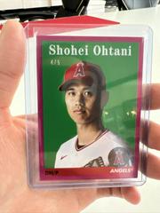 Shohei Ohtani [Pink] Baseball Cards 2023 Topps Throwback Thursday Prices