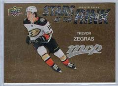 Trevor Zegras [Gold] Hockey Cards 2023 Upper Deck MVP Stars of the Rink Prices