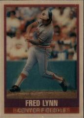 Fred Lynn #68 Baseball Cards 1989 Sportflics Prices