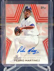 Pedro Martinez [Red] #BSA-PMA Baseball Cards 2023 Topps Series 1 Stars Autographs Prices