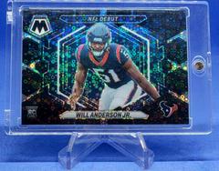 Will Anderson Jr. [No Huddle Black] #ND-19 Football Cards 2023 Panini Mosaic NFL Debut Prices