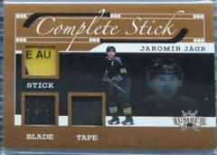 Jaromir Jagr [Bronze] Hockey Cards 2021 Leaf Lumber Complete Stick Prices