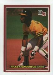 Rickey Henderson Baseball Cards 1984 Donruss Action All Stars Prices