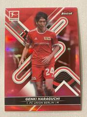 Genki Haraguchi [Red] #23 Soccer Cards 2021 Topps Finest Bundesliga Prices