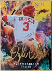 Dylan Carlson [Gold Gold Ink] #OS-DC Baseball Cards 2021 Panini Chronicles Origins Signatures Prices