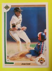Jose Lind #258 Baseball Cards 1991 Upper Deck Prices